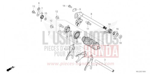 GEARSHIFT DRUM (CRF1100A/A2/A4/AL/AL2/AL4) CRF1100A4N de 2022